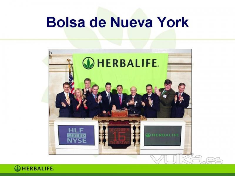 Herbalife en la Bolsa