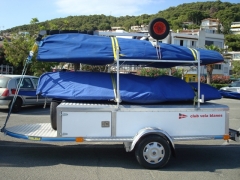 Remolque nautico en aluminio para vela ligera