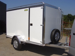 Remolque furgon carrozado en aluminio