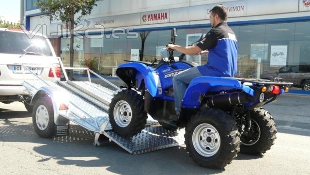 Remolque porta quads en aluminio