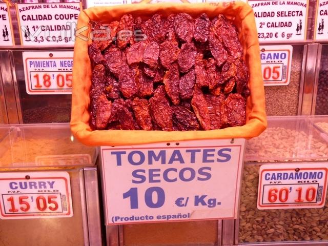 Los mejores y ms econmicos tomates secos al sol del mercado.Producto nacional.