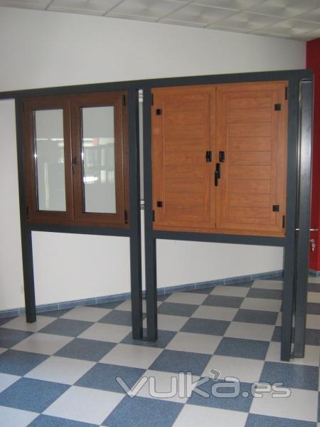 VENTANA PVC DE 70, VENTANA 2 HOJAS CON CONTRAS