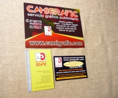 Flyers y tarjetas camigrafic