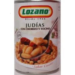 Alubias con chorizo LOZANO