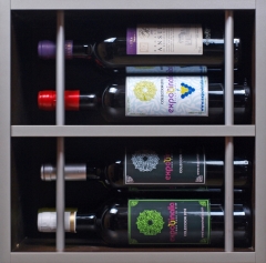 Botellero Malvasia con capacidad para 12 botellas fabricado por www.expovinalia.com