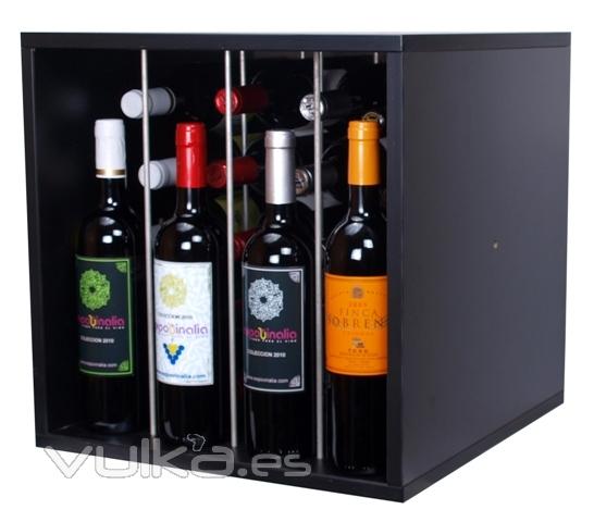 Botellero Malbec con capacidad para 24 botellas fabricado por www.expovinalia.com