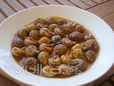 Deliciosos caracoles para todos sus platos