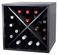 Botellero Monastrell con balda en cruz fabricado por www.expovinalia.com