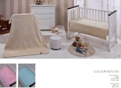Manta infantil 85% acrilico microfibra y 15%poliester