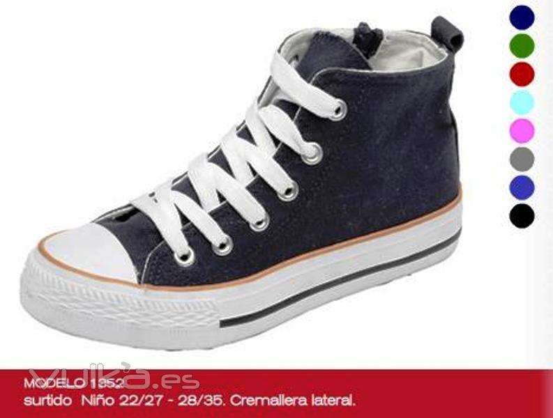 zapatilla tipo Converse nio 