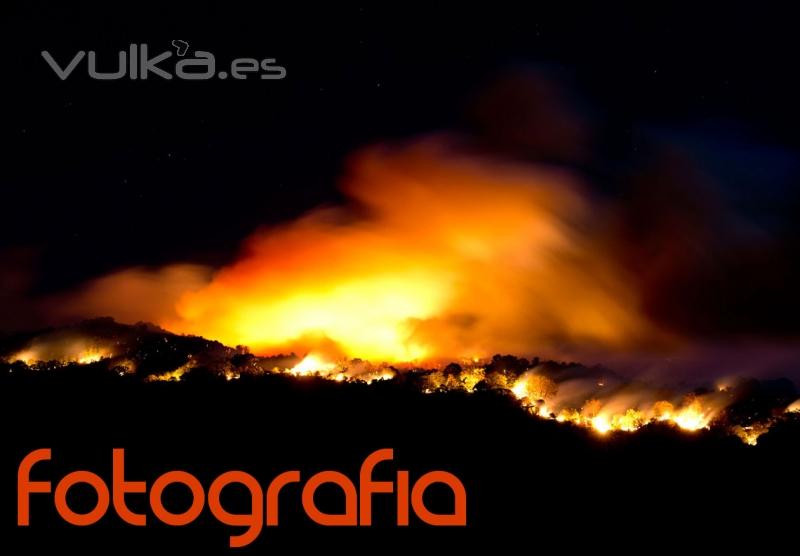 Fuego en Gredos 2012, fotografa profesional