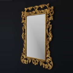 Espejo estilo barroco de fabricacion artesanal en madera , 90x120 su precio es de 150 eur