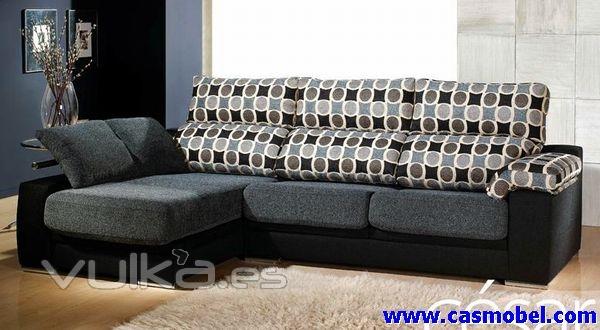 Modelo Cesar, disponible en sofa 3 plazas, 2 plazas, sillon, rinconera y chaiselongue. Asientos desl