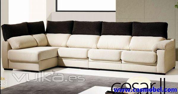 Modelo Julio Cesar, disponible en sofa 3 plazas, 2 plazas, sillon, rinconera y chaiselongue modular.