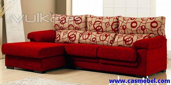 Modelo Sheila, disponible en sofa 3 plazas, 2 plazas, sillon, rinconera y chaiselongue modular. Asie