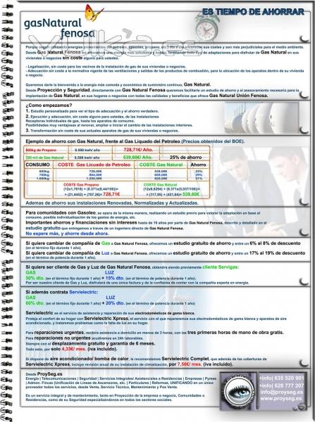 Explicacin y Oferta de ProySeg a traves de Gas Natural Fenosa