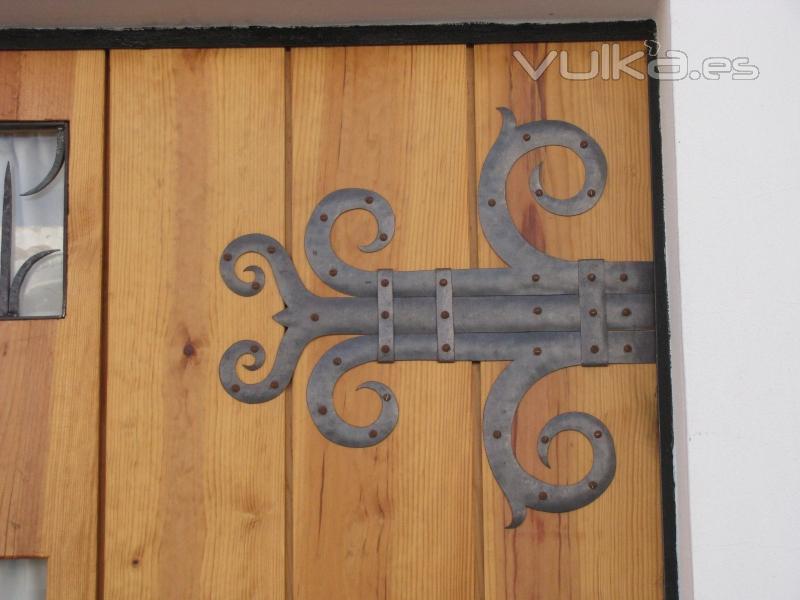 Detalle de la puerta de mi taller