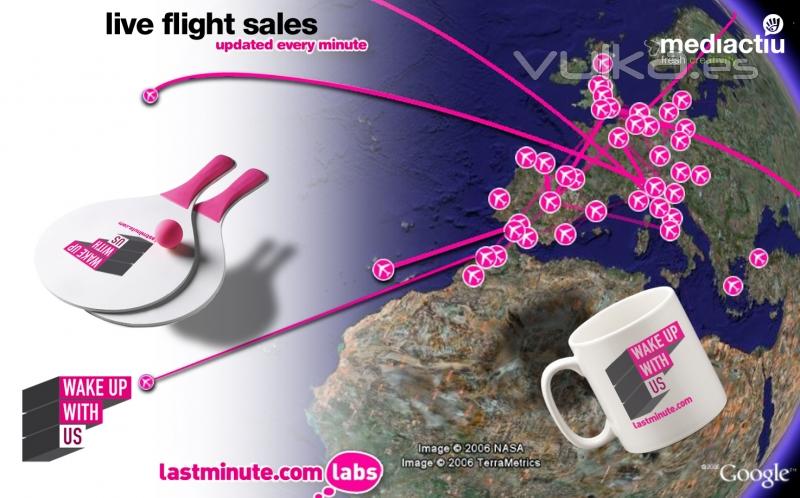 Diseo grfico y de campaas para Lastminute. Graphic design and campaigns for Lastminute