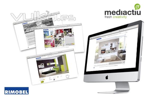 Creacin web para empresa lider del sector del mueble. Estudios de diseo web en Barcelona