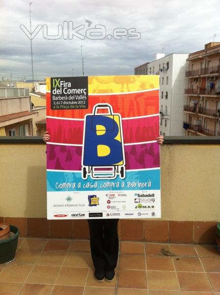 Cartel para la Feria del Comercio de Barberà del Vallès | www.studi9.net