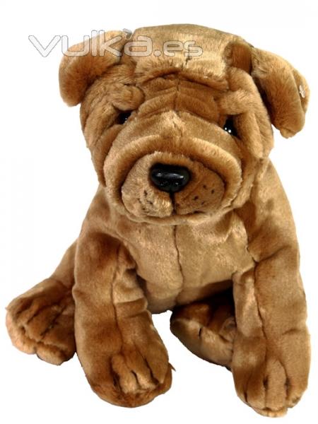 Peluche perro Shar Pei sentado grande Oasis Decor