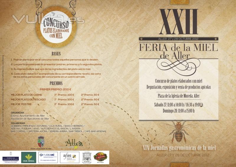 XXII FERIA DE LA MIEL DE ALLER / XIX JORNADAS GASTRONÓMICAS DE LA MIEL