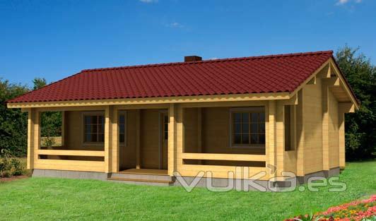 Casas de madera modelo Elly