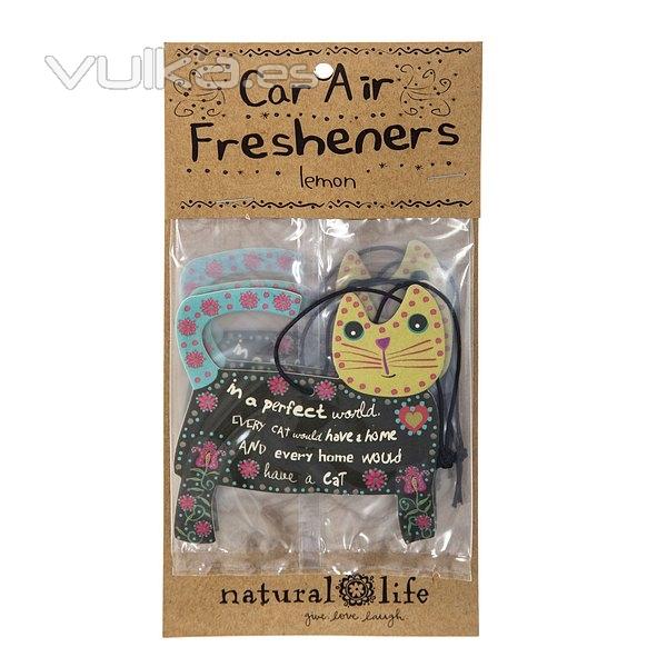 Natural Life ambientador coche gato im a perfect world lemon en La Llimona home (2)