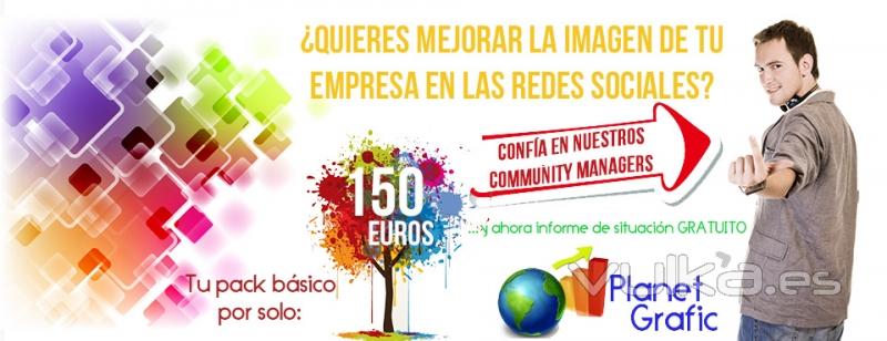 Tu community manager por solo 150 euros