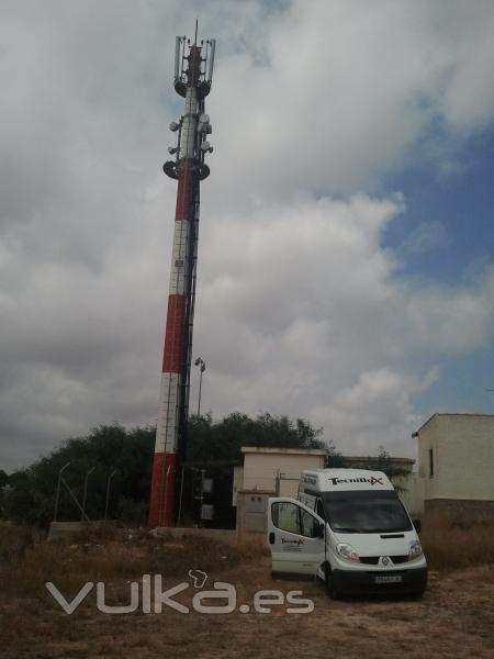 Trabajo en antenas de telecomunicaciones