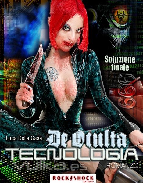 II prueba en Photoshop para la portada de la novela cyber-gtica: 