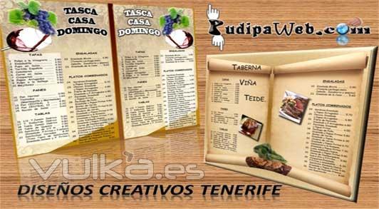 Cartas para restaurantes