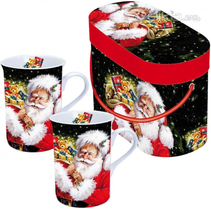 tazas de te de Navidad