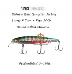 Www.ceboseltimon.es - seuelo hiro 9.7cm bass gangster jerbay clown 10gr