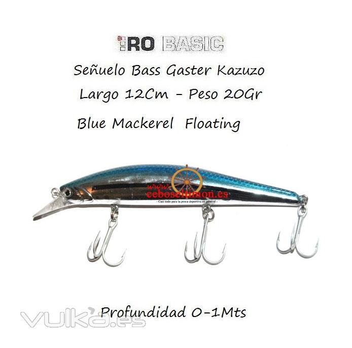 www.ceboseltimon.es - Señuelo Hiro 12cm Bass Gangster Kazuko 20gr Burning Laser Shiner Floatin