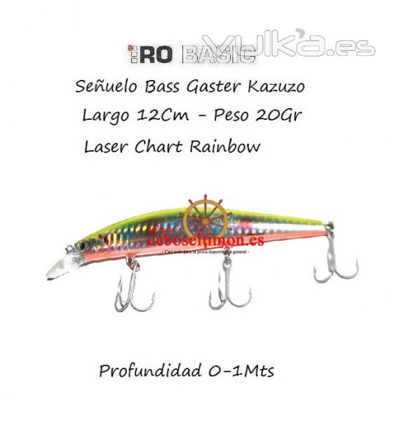 www.ceboseltimon.es - Seuelo Hiro 12cm Bass Gangster Kazuko 20gr Burning  Floatin