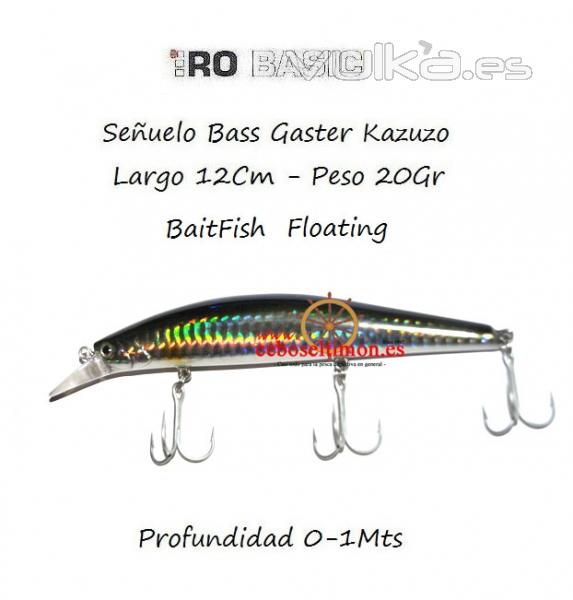 www.ceboseltimon.es - Señuelo Hiro 12cm Bass Gangster Kazuko 20gr Burning  Floatin