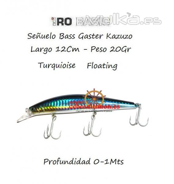 www.ceboseltimon.es - Seuelo Hiro 12cm Bass Gangster Kazuko 20gr Burning  Floatin