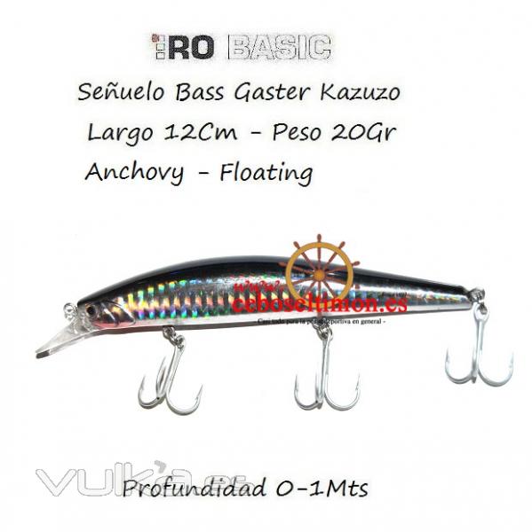 www.ceboseltimon.es - Señuelo Hiro 12cm Bass Gangster Kazuko 20gr Burning  Floatin