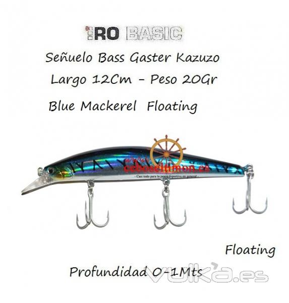 www.ceboseltimon.es - Seuelo Hiro 12cm Bass Gangster Kazuko 20gr Burning  Floating 