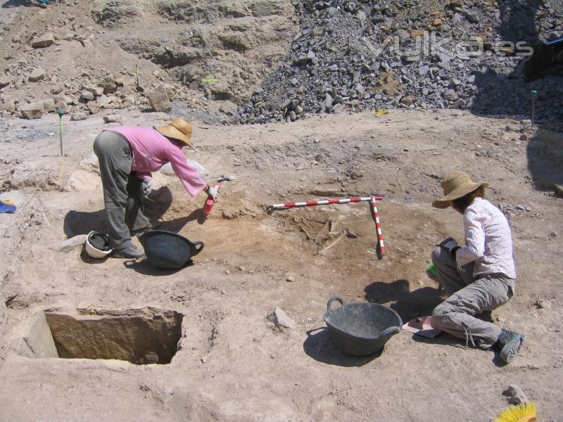 Excavacin yacimiento argrico, S. Cayetano, Monteagudo (Murcia) 