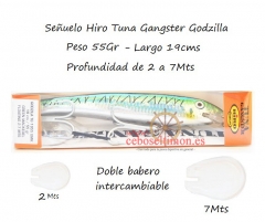 Wwwceboseltimones - senuelos 19cms hiro tuna gangster godzila 55gr