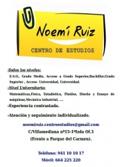 Cartel anuncio de la academia