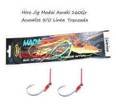 Wwwceboseltimones - senuelos hiro jig madai awaki - montado con 2 anzuelos 7/0 de carbono