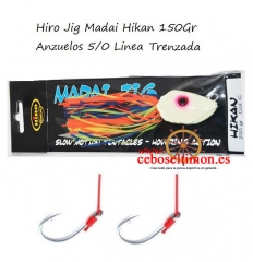 Wwwceboseltimones - senuelos hiro jig madai hikan - montado con 2 anzuelos - 7/0 de carbono
