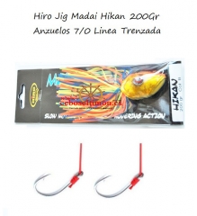 Wwwceboseltimones - senuelos hiro jig madai hikan - montado con 2 anzuelos 7/0 de carbono