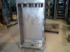 Armario porta filtros de acero inox