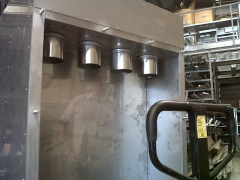 Armario porta filtros de acero inox