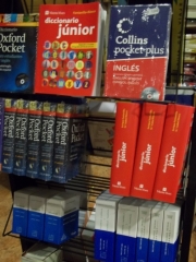 Diccionarios inglés, castellano y valenciano