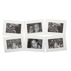Portafotos multi ventanas. portafotos multiple bosco blanco 10x15 6 fotos h en la llimona home
